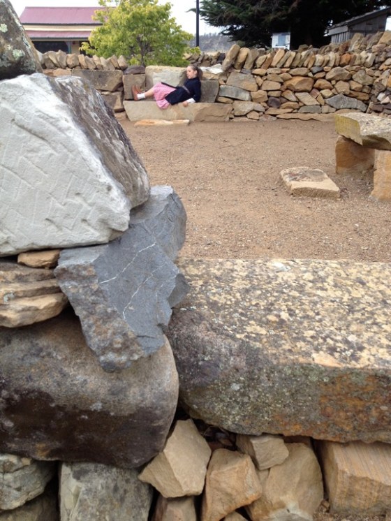 beautiful dry stone walls abound in this area